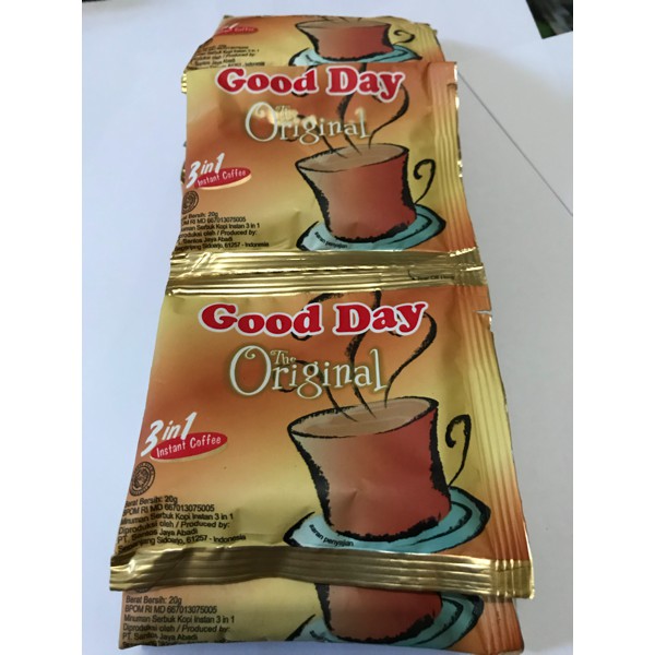 

PROMO GOOD DAY ORIGINAL 1 RENCENG / 10 SACHET / SASHET / PCS / GOODDAY COFFE TERMURAH