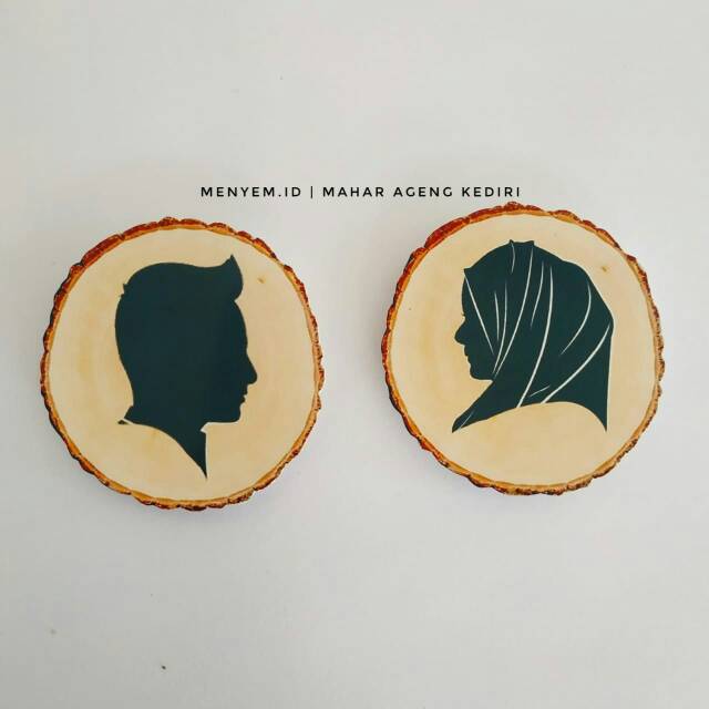 

Siluet dari bahan kertas craft