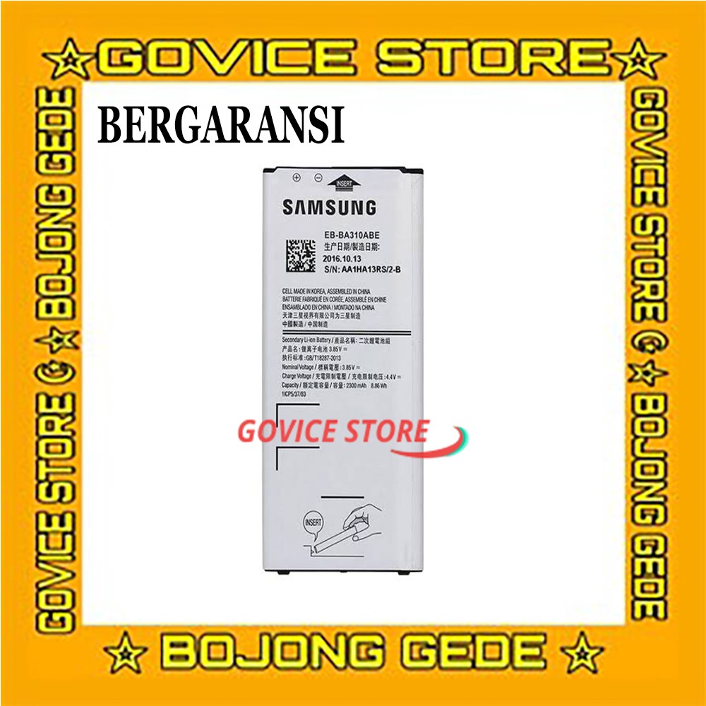 BATRAI SAMSUNG BATRE SAMSUNG BATERAI SAMSUNG A3 2016/EB-BA310ABE ORI 100%