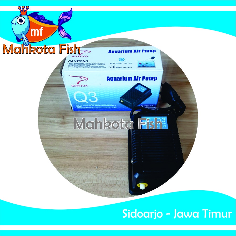 Aerator 1 Lubang | Air Pump Aquarium | Mesin Airator (GRATIS Buble Wrap)