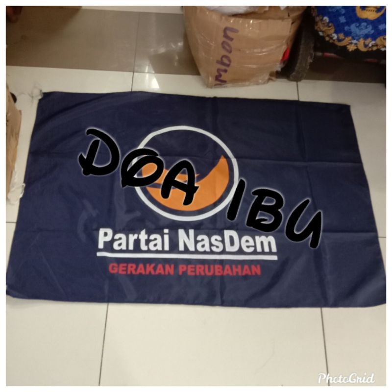

best seller bendera partai NASDEM 60x90 (100pcs) ready stock