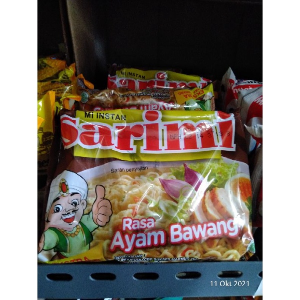 

Sarimi rasa ayam bawang kemasan 75gr