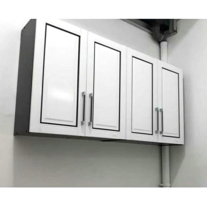 Rak Piring Lemari Dapur Kitchen Set Atas 4 Pintu Auliabubbleshop