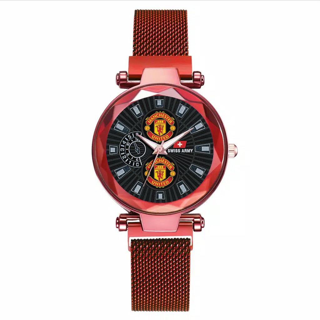 Jam Tangan Wanita Custom - MU Free Box &amp; Batre Cadangan