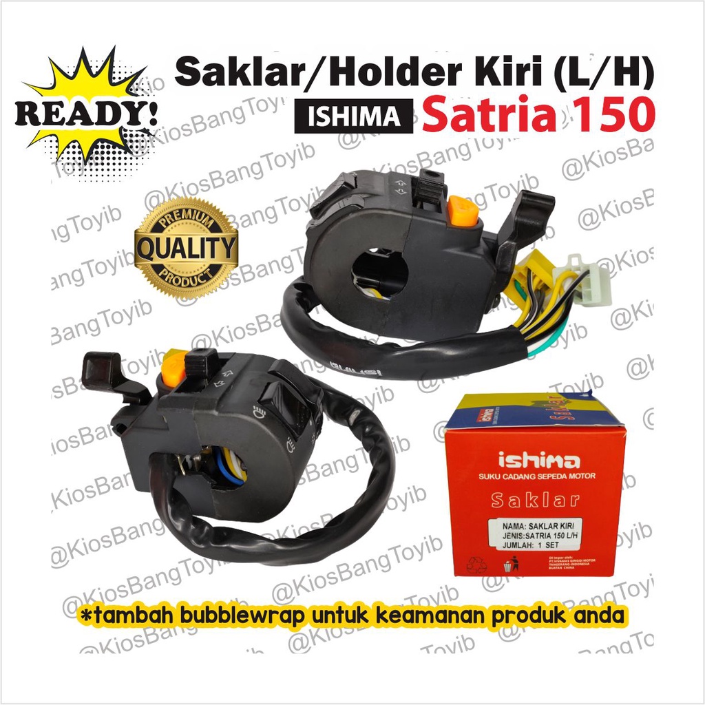 Saklar Holder Handle Switch Kiri Satria 150 (ISHIMA)