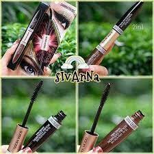 SIVANNA COLORS DOUBLE EXTENSION MASCARA/MASCARA/BULU MATA/ALIS MATA/BRUSH/MAKE UP BRUSH/KOSMETIK/SIVANNA