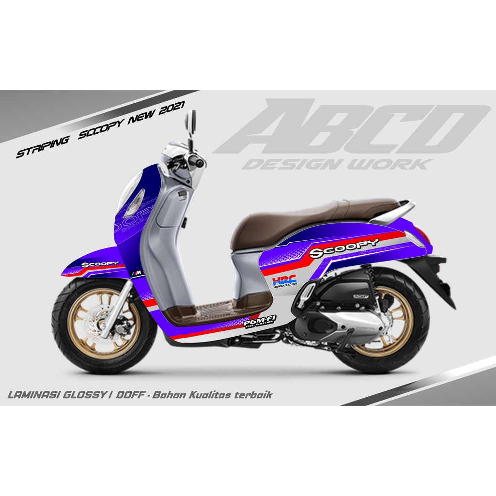 Decal scoopy Decal Scoopy full body Full Blok Decal Scopy Dekal New Fi 2021 SIMPLE