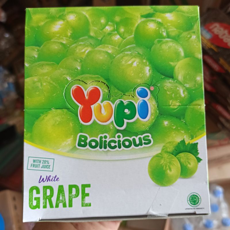 

Permen Yupi Bolicious White Grape Anggur