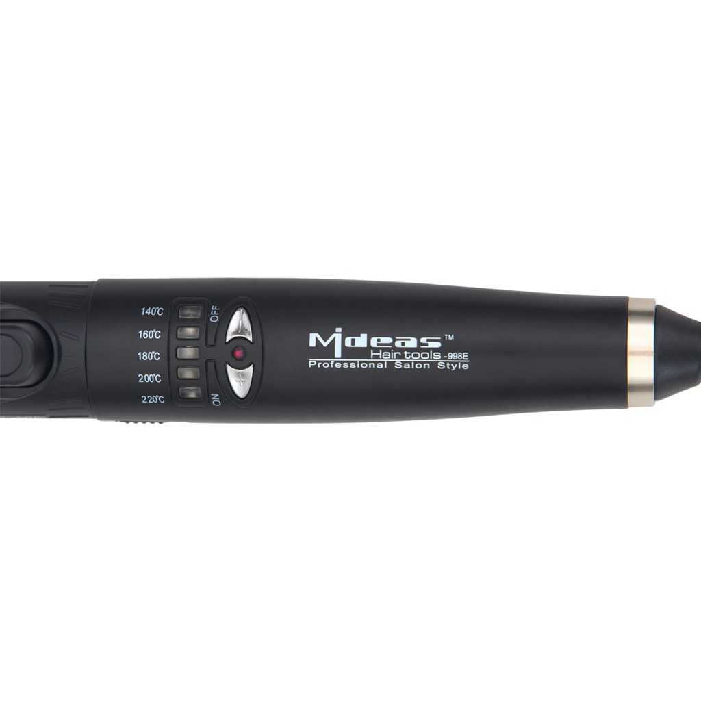 Mideas – F998E Catok Rambut Bulat 360˚ – Black
