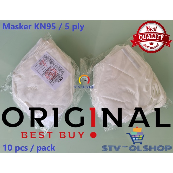 Masker KN95 isi 10 pcs Original 5 ply steril