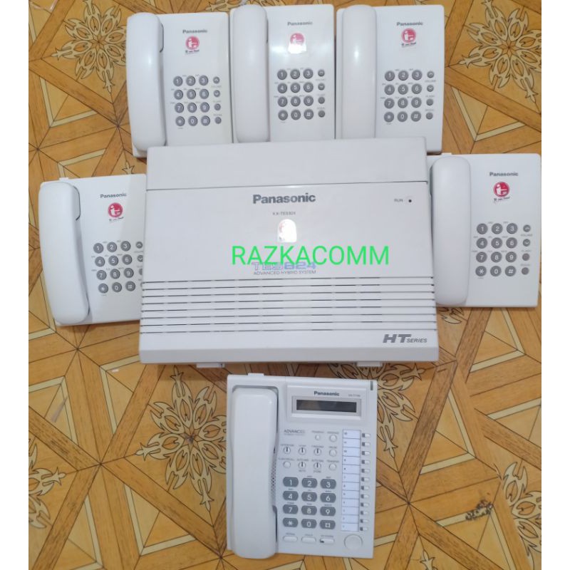 Paket Pabx Panasonic KX-TES 824 KAP 3 line 8 ext