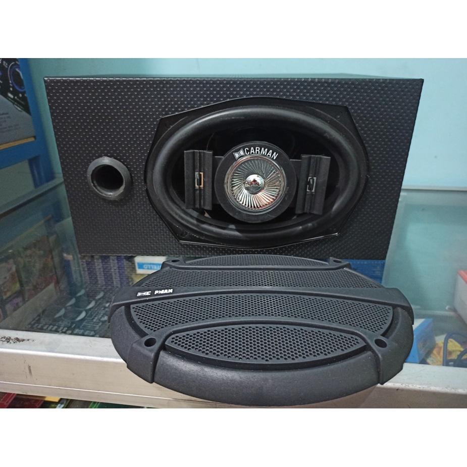 SPEAKER OVAL PREMIUM CARMAN 6X9INCH TEBAL KUAT LAPIS OSCAR MDF