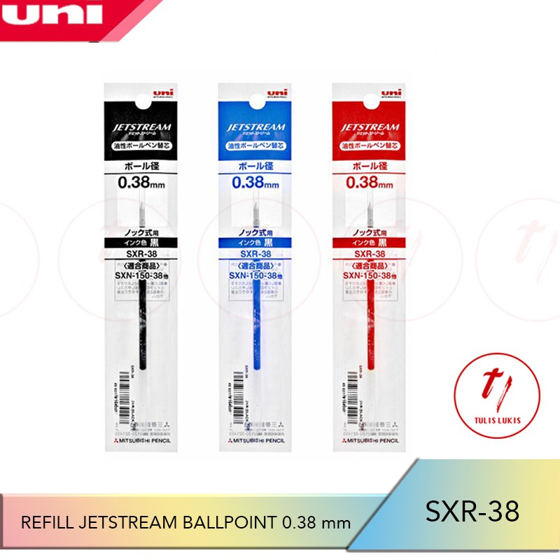 

UNI SXR-38 JETSTREAM BALLPOINT PEN REFILL 0.38mm
