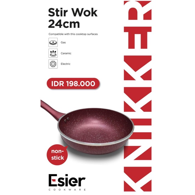 esier stir wok 24 cm