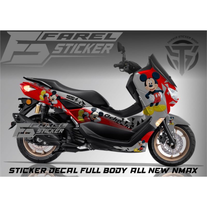stiker decal variasi yamaha nmax new 2021 full body sticker full body striping decal variasi nmax ne