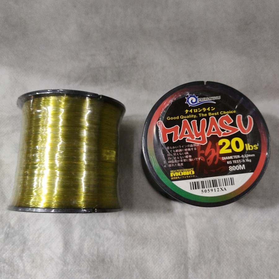 Senar Pancing/Tali Pancing Gulungan Besar Xtreme Angler Hayasu