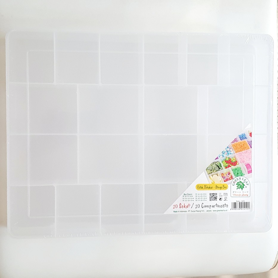 Kotak Perkakas / Tool Box / Storage Box 20 Sekat Reiko 1419