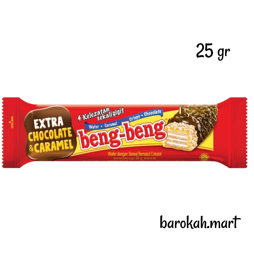 

Beng Beng Reguler Extra Chocolate & Caramel Eceran 25 gram