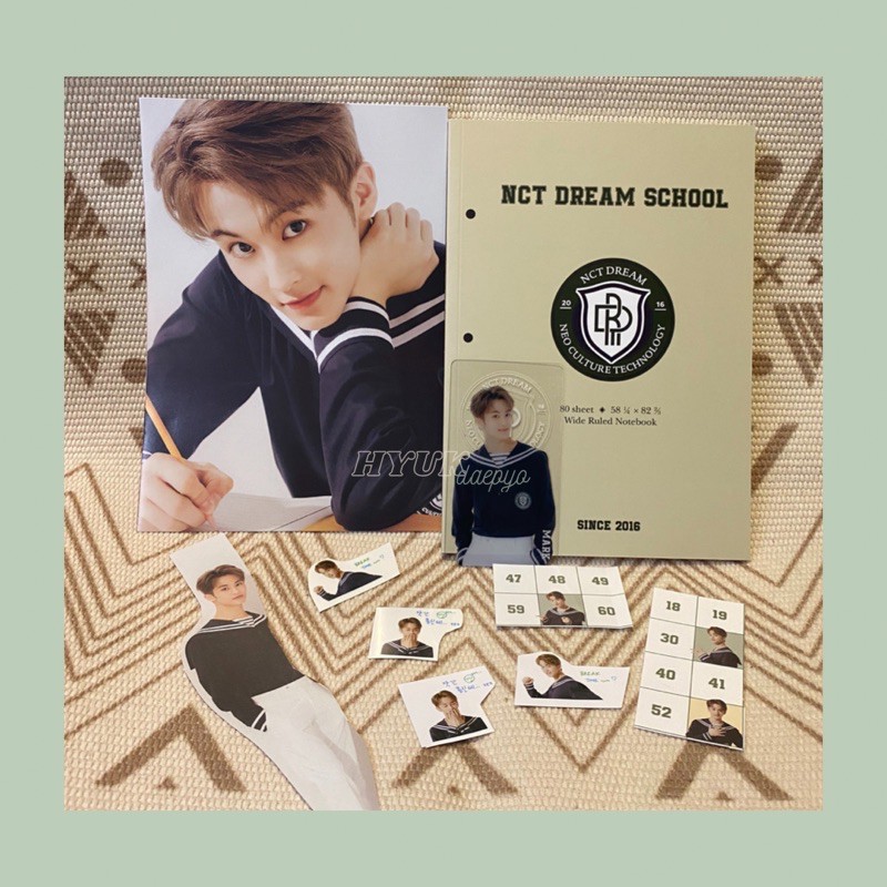 

MARK NCT DREAM Back To School Kit B2S clear bookmark sticker