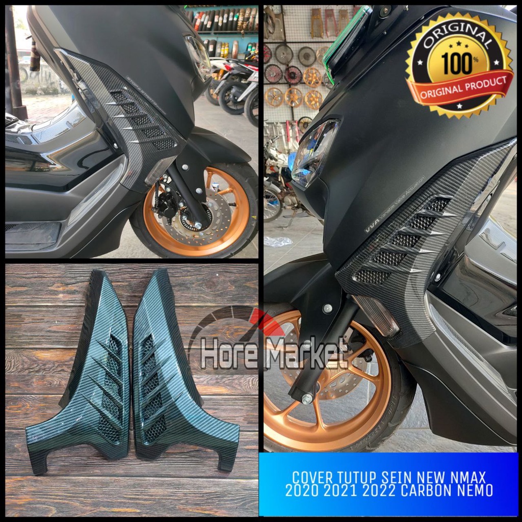 COVER TUTUP SEIN NEW NMAX 155 2020 2021 2022 2023 CARBON NEMO SEN DEPAN ALL NEW NMAX 155 ABS NON ABS