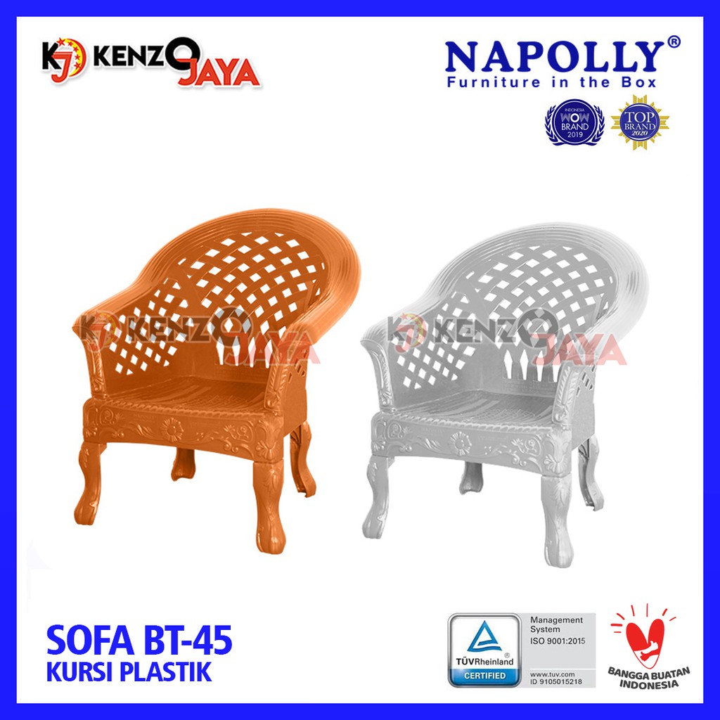 Kursi Plastik NAPOLLY SOFA BT-45