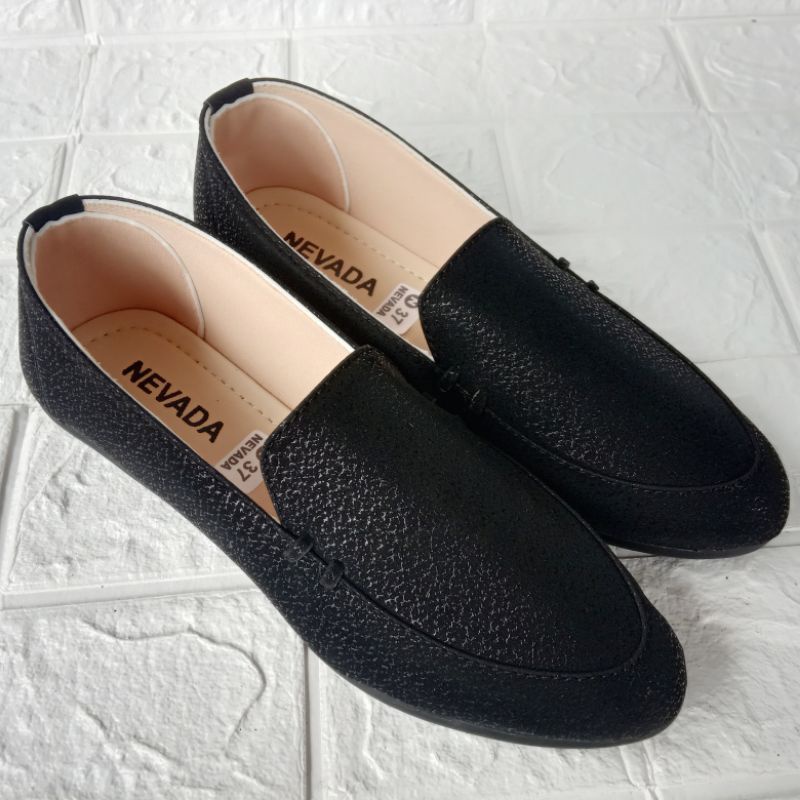 Terbaru Sepatu Flatshoes Wanita Nevada Kode S02 / Flat shoes wanita / sepatu kerja wanita