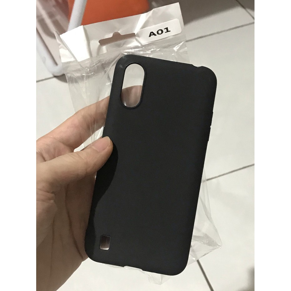 Matte black ultrathin hitam baby skin samsung a01