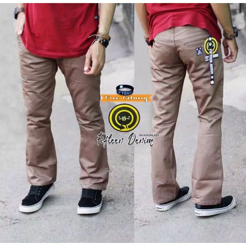 Celana Chino Cutbray Stret Panjang Pria Celana Chino Cutbray Size:S-XXL