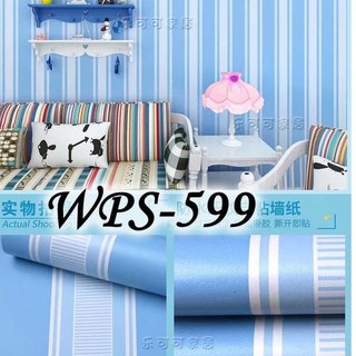 zdw 352 Wallpaper Sticker Garis Biru Putih WPS599 Stiker zdw 352 Wallpaper Sticker Garis Biru Putih WPS599 Stiker
