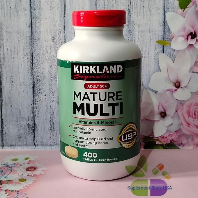 KIRKLAND - MATURE MULTI 400softgels Lc
