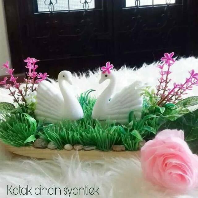 Wedding ring box kotak cincin mahar pernikahan kotak cincin tunangan lamaran seserahan mas kawin