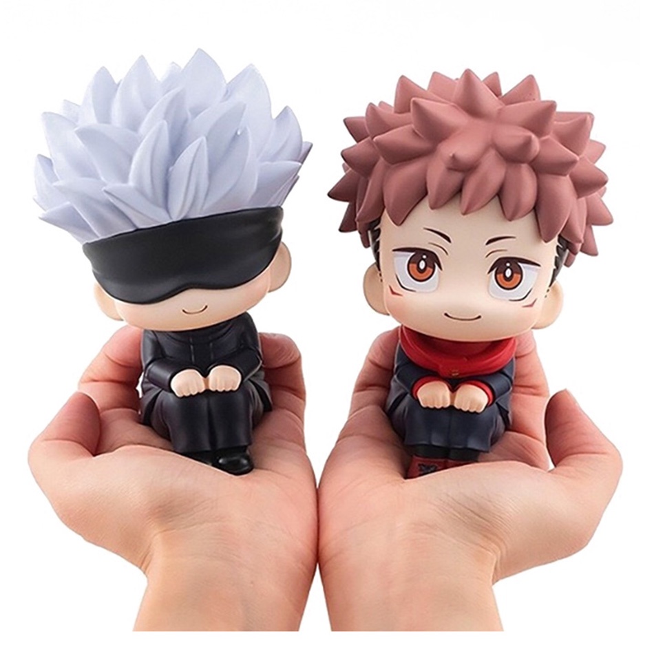 Action Figure Anime Jujutsu Kaisen Yuji Gojo Satori Fushiguro Megumi Kugisaki Bahan PVC Ukuran 10cm Untuk Dekorasi