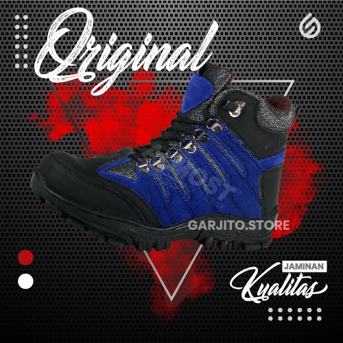 Sepatu  Boots Pria Safety Berkualitas Almost Wolverine Kulit Bermutu  Original