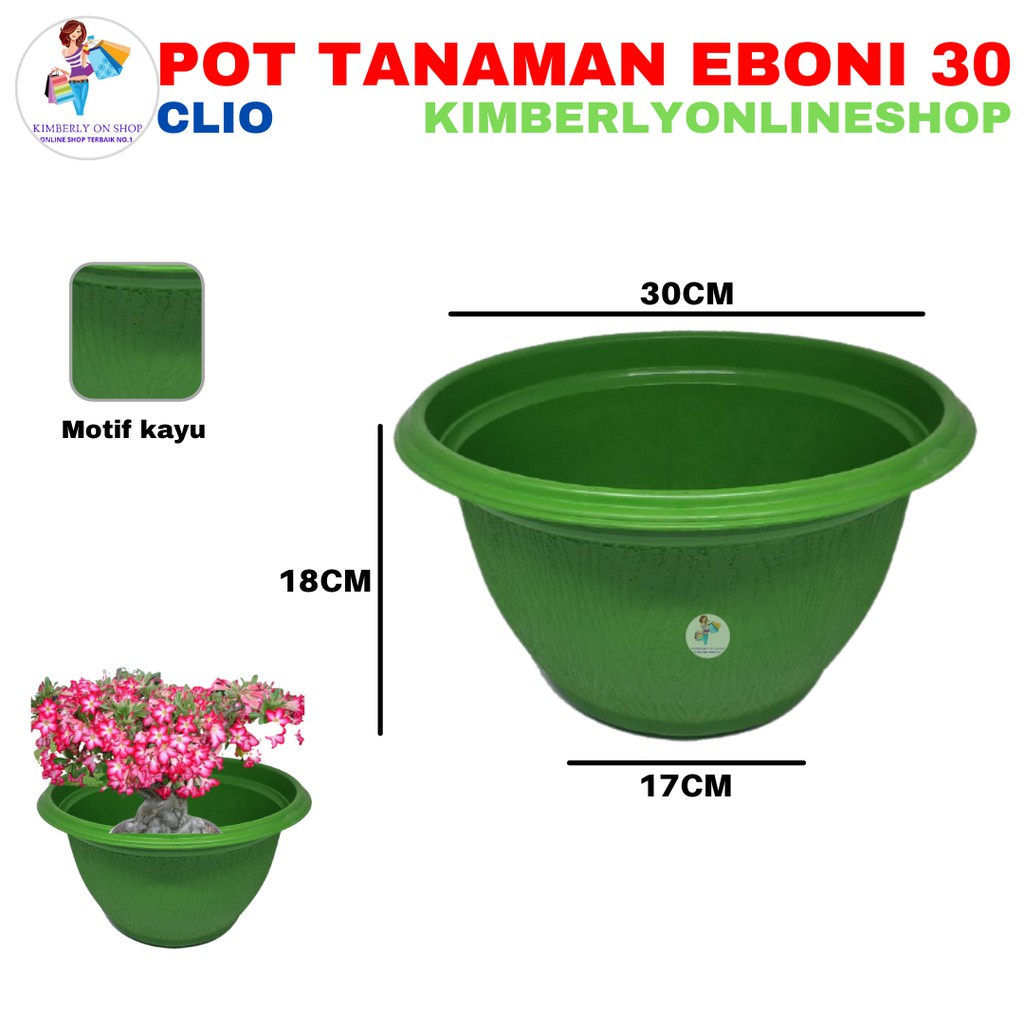 Pot bunga  pot tanaman  pot eboni 30