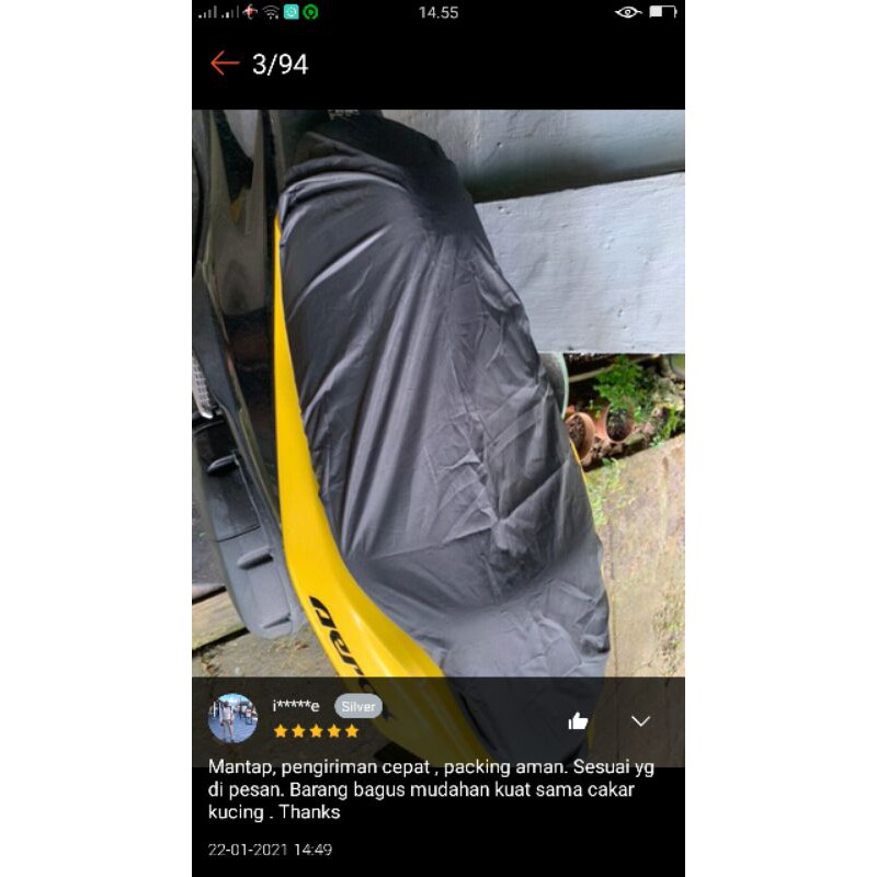 SARUNG JOK COVER JOK MOTOR VESPA MATIC ANTI AIR