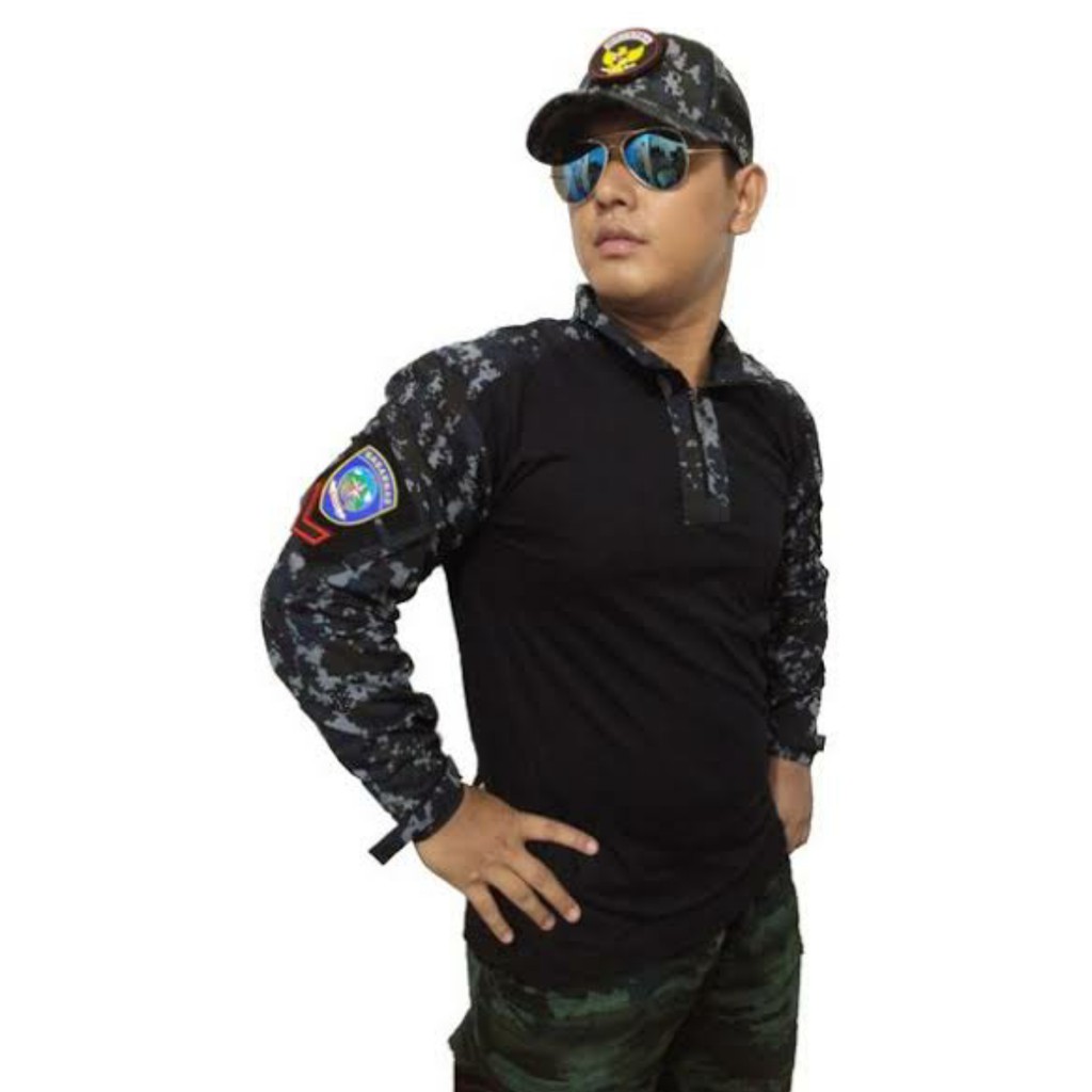 KAOS LAPANGAN - Kaos Tactical - Kaos BDU Loreng - Kaos Army - Kaos Militer