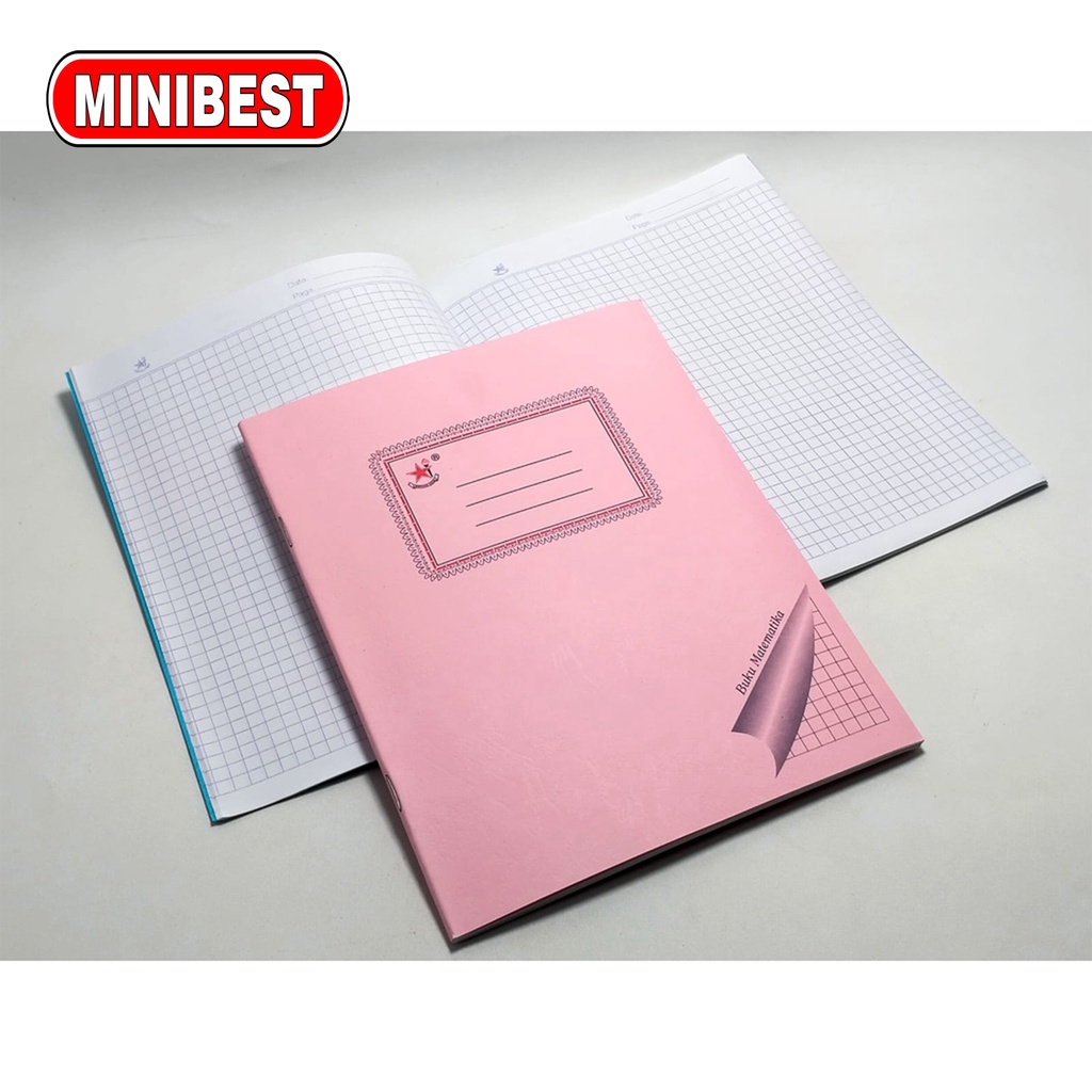 Buku tulis mandarin kotak besar sedang kecil garis 5 garis 3 satuan matematika buku tulis kiky Murah
