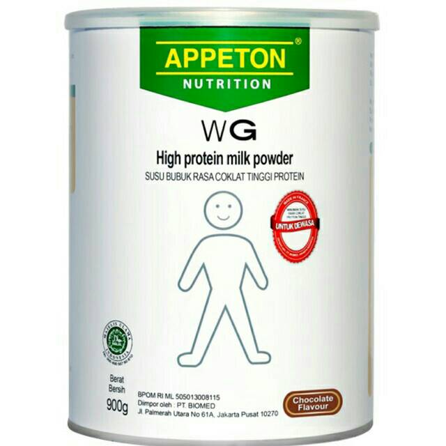 

Appeton Weight Again Dewasa 900 gr Chocolate