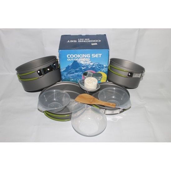 Cooking Set DS301 WH301 SY301 Alat Masak Nesting Panci Camping Outdoor