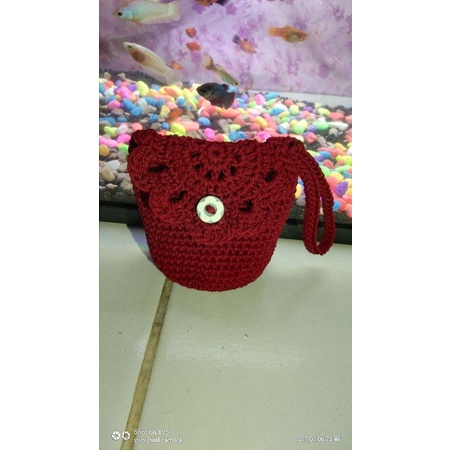 Dompet Rajut / Dompet koin rajut/ Dompet Souvenir / Souvenir pernikahan