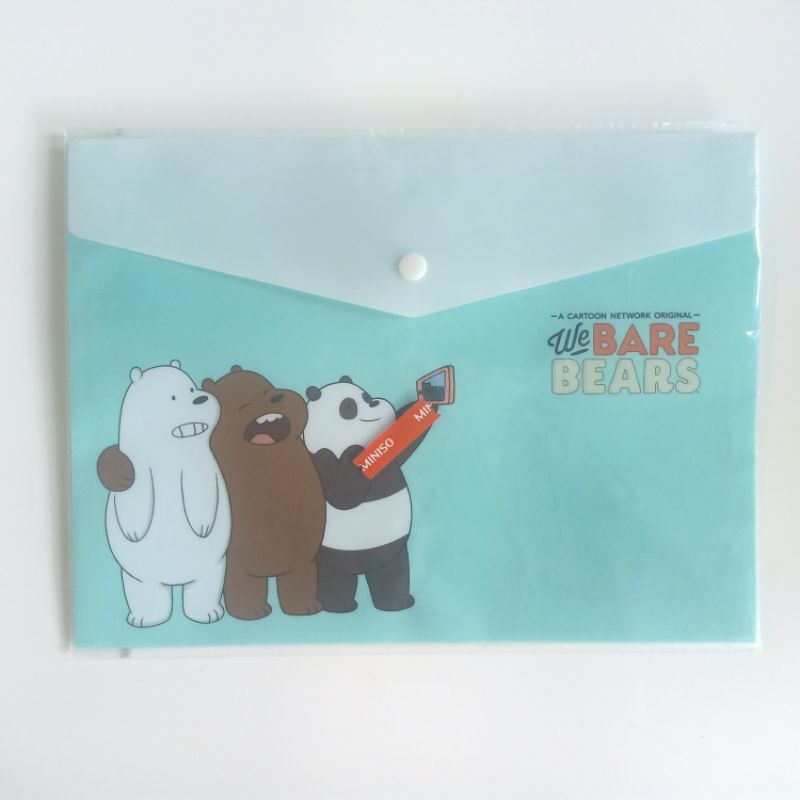 

(SIAP KIRIM) FILE FOLDER WE BARE BEARS MINISO