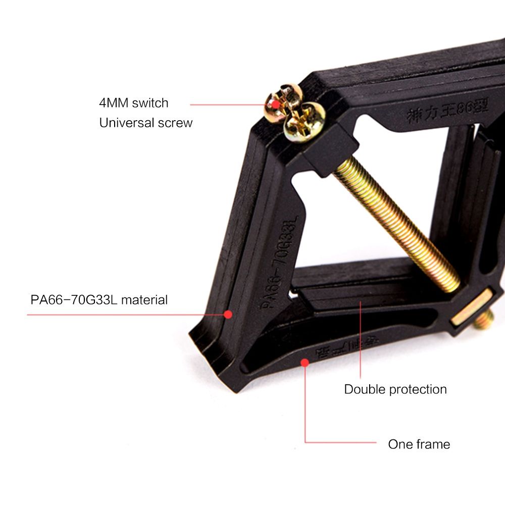 REBUY Support Rod Switch Bottom Box Repair Screw Old Socket Box Replacement  Fixed Dark Box Repair 86 Type Electrical Accessories Wall Fixed Cassette Junction Switch Wall Repair Box