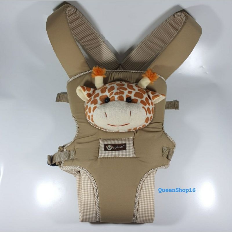 GENDONGAN BAYI DEPAN JESSEN GD08 BONEKA JERAPAH