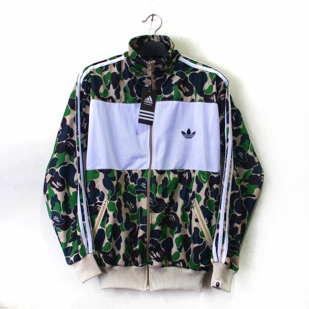 JAKET TRACKTOP CASUAL PREMIUM MURAH ADIDAS X A BATHING APE LIMITED EDITION