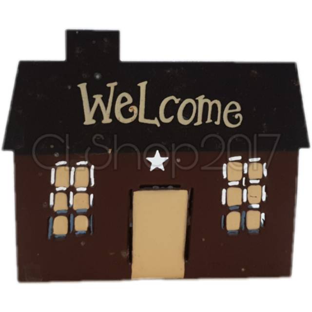 TEMPAT LILIN WELCOME 8,5 x 7,7 x 5,6 cm