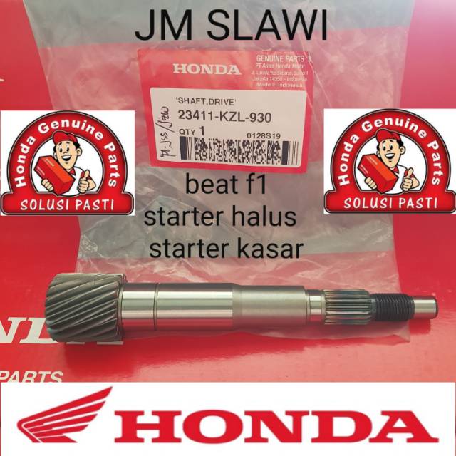 23411-KZL-930 as pully as gardan beat f1 vario 110 f1 scoopy f1 ori honda ahm