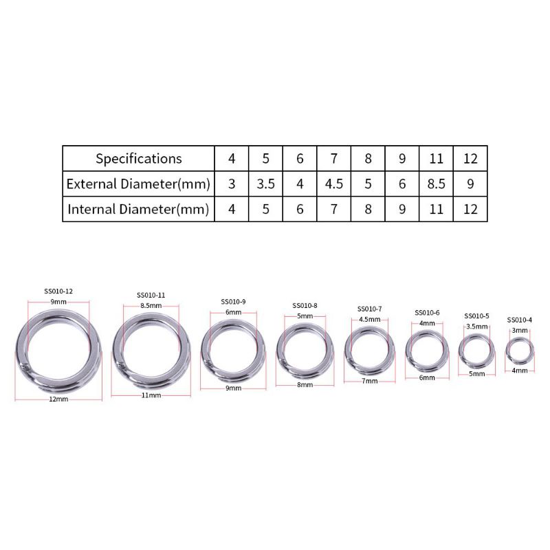 SPLIT RING GAMARU STAINLESS STEEL SPLITRING CASTING TERLARIS SPLIT RING ULTRALIGHT TERLARIS SPLITING JIGGING TERLARIS KAIL PANCING