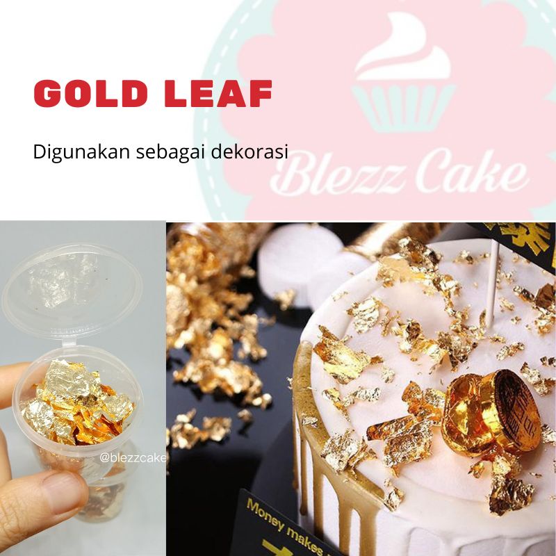 

Gold leaf hiasan dekorasi hiasan kertas emas