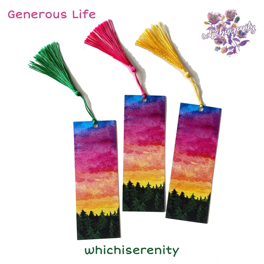 

Art Print Bookmark - Pembatas Buku by whichiserenity 6 Generous Life