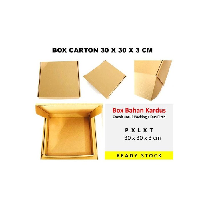 

BOX PIZZA / BOX KARDUS 30 x 30 x 3 cm